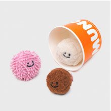將圖片載入圖庫檢視器 Bacon X DUNKIN DONUT 甜甜圈球套組 | 逼逼球 | 啃咬玩具
