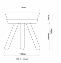 將圖片載入圖庫檢視器 [現貨] Inherent | Oreo Table | 高碗架組 | 淺碗 | 白色
